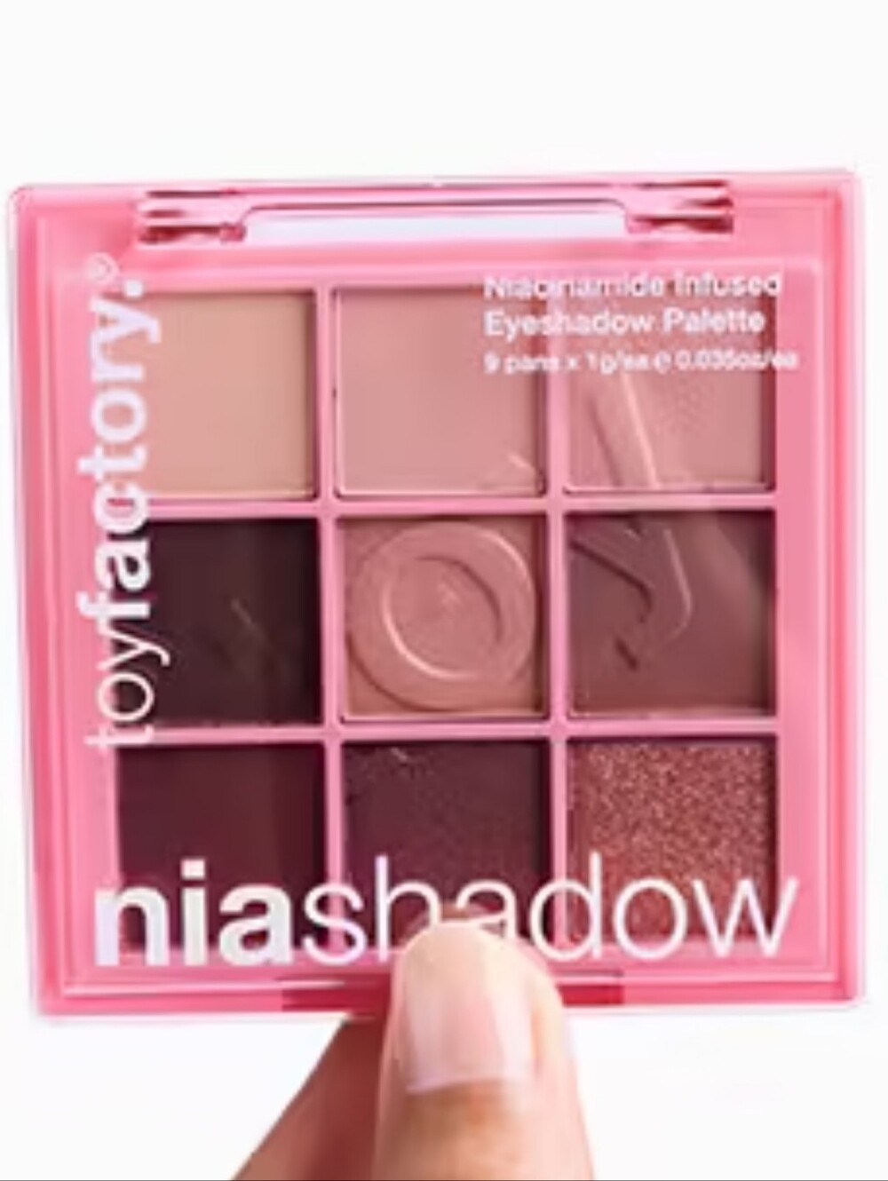 TOY FACTORY NiaShadow Eyeshadow Palette w/Niacinamide NIB, FULL SIZE & SEALED